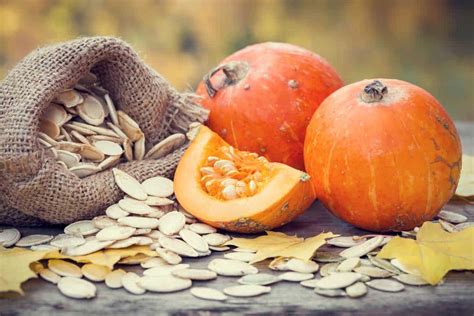 Semillas de calabaza y calabaza