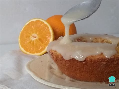 Torta de naranja con glaseado de limón