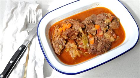 Carne de ternera sellada en la olla