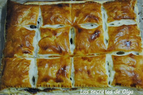 Hojaldre con crema de cacao extendida