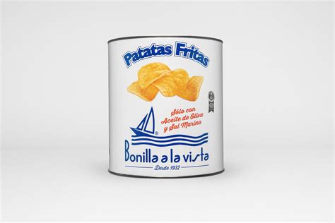 Tabla nutricional de las patatas fritas Bonilla a la Vista