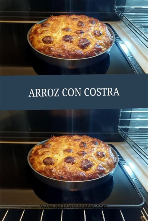 Arroz con costra recién horneado con su característica costra dorada