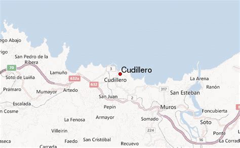 Mapa de Cudillero con restaurantes