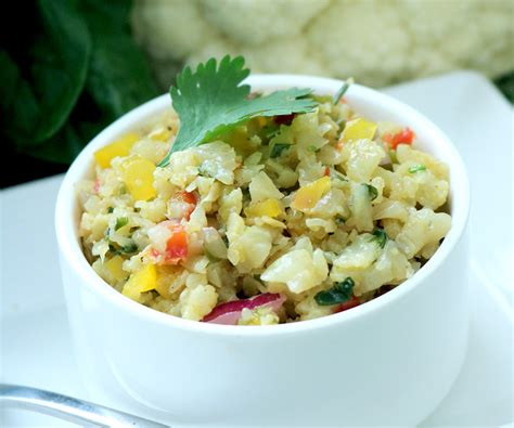 Salteado de coliflor con vegetales