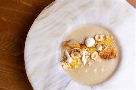Crema de salsifíes y topinambur