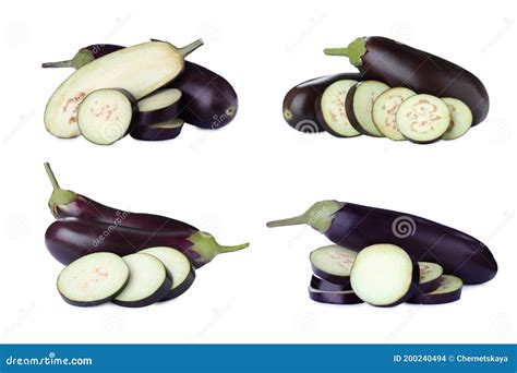Berenjenas enteras y cortadas mostrando sus beneficios nutricionales