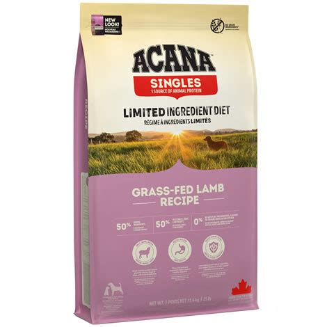 Saco de pienso Acana Grass-Fed Lamb con ingredientes naturales