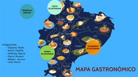 Mapa gastronómico de la zona del puerto de Ciutadella