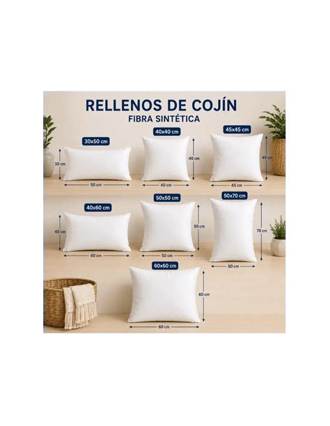 comparativa de rellenos de cojín