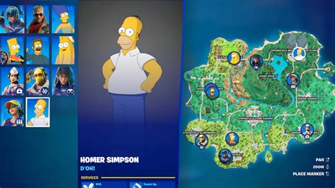 Mapa de ubicación de personajes en Fortnite