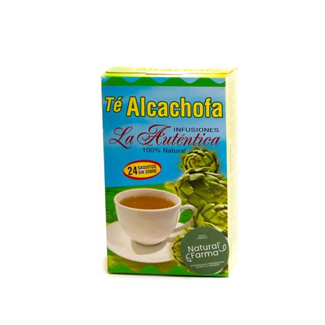 Infusión natural de alcachofa y té verde