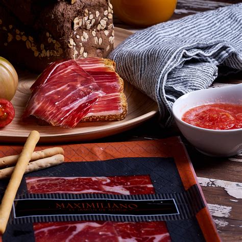 Degustación de jamón ibérico loncheado