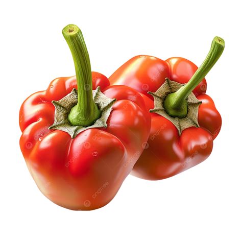 pimientos rojos frescos y brillantes listos para cocinar