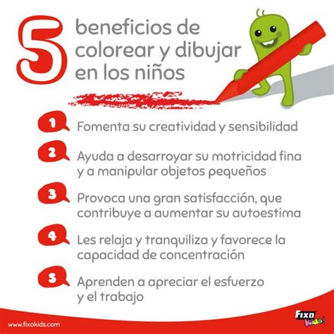 Infografía sobre los beneficios de colorear para reducir el estrés