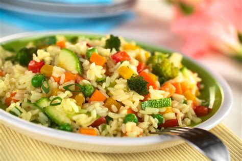 Arroz con verduras y especias