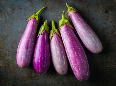 Variedad de berenjenas italianas