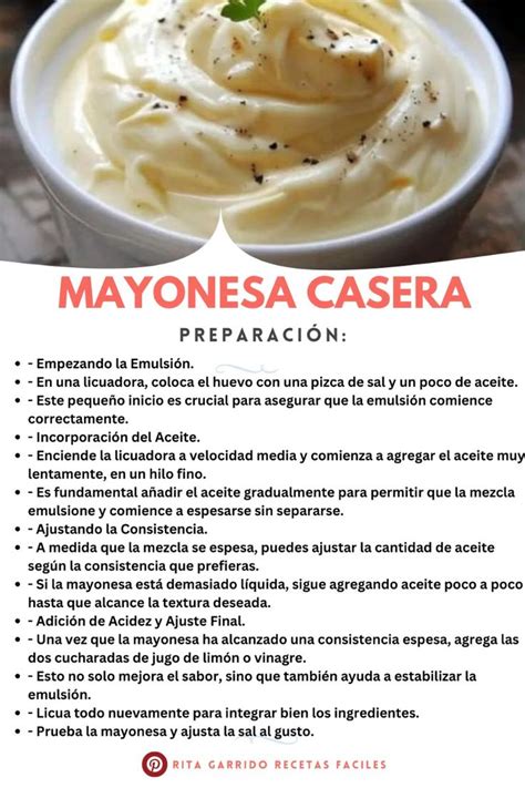 Tabla comparativa: Mayonesa Casera vs. Envasada