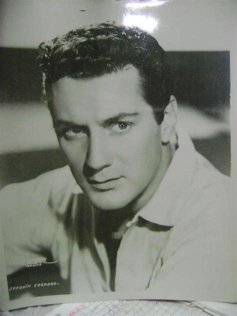Retrato del actor Joaquín Cordero durante su juventud