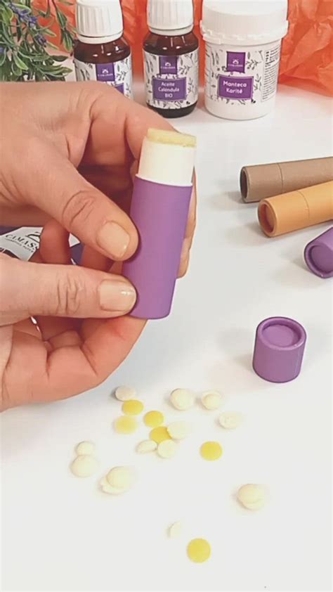 Kit para hacer pintalabios caseros con ingredientes naturales