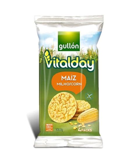 Embalaje de Tortitas de Maíz Sin Gluten de la marca Gullón