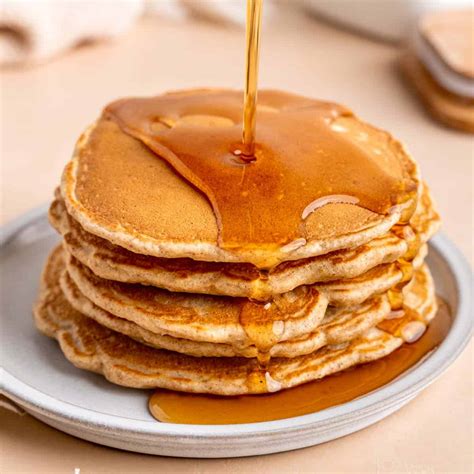 Pancakes antiguos con miel y aceite
