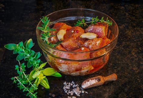 Alimentos adobados, macerados y marinados