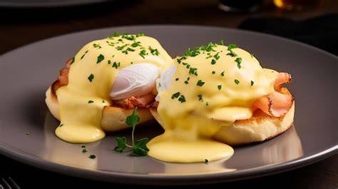 Huevos Benedict con salsa holandesa