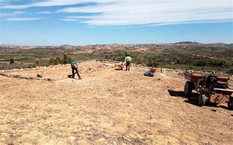Recreación de un poblado ibérico en Roquizal del Rullo