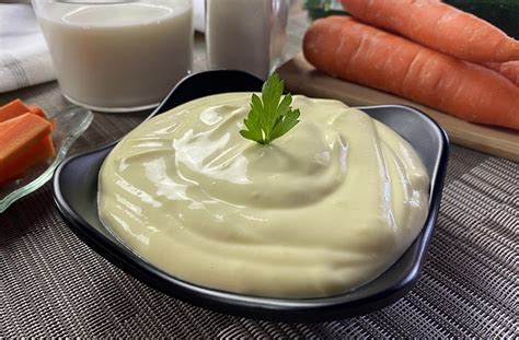 Ingredientes para mayonesa sin huevo o lactonesa