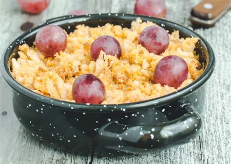 Migas de pastor con uvas