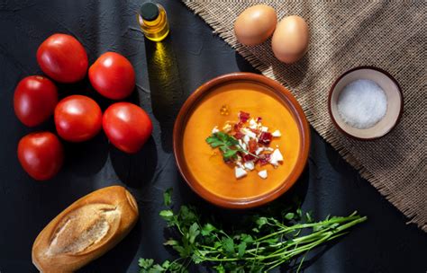 Ingredientes para el salmorejo