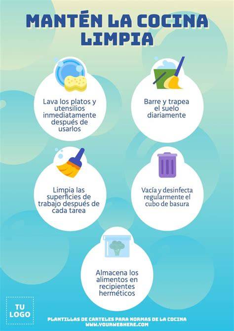 Infografía sobre la limpieza y preparación de los catzos