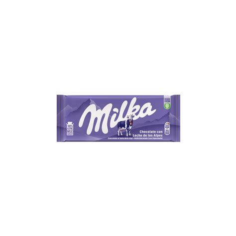 tableta de chocolate Milka envuelta