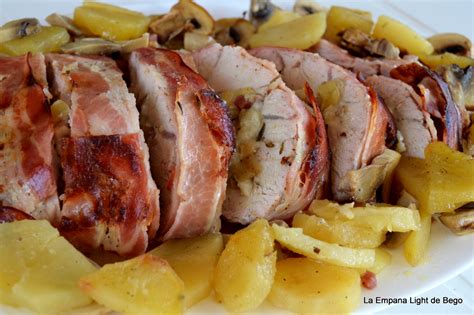 Solomillo de pavo relleno al horno