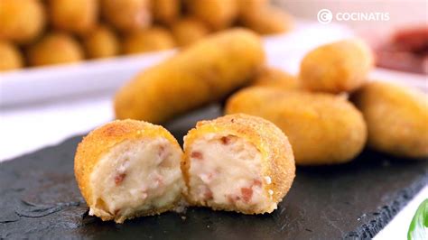 Croquetas caseras de jamón de pavo