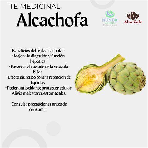 Infografía sobre precauciones al consumir alcachofa