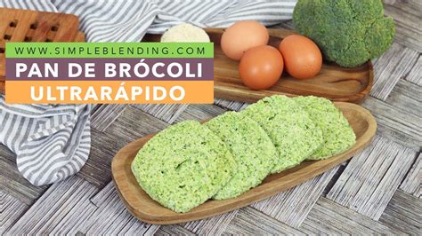 infografía sobre los ingredientes necesarios para el pan de brócoli