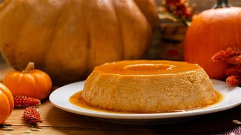 Pudín de calabaza sin azúcar decorado
