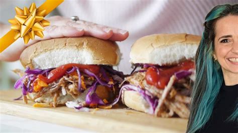 Infografía con opciones saludables para acompañar pulled pork