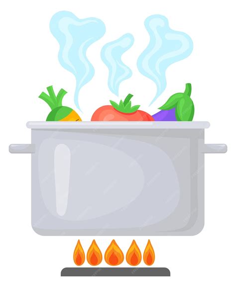 Pata de res hirviendo en una olla con verduras