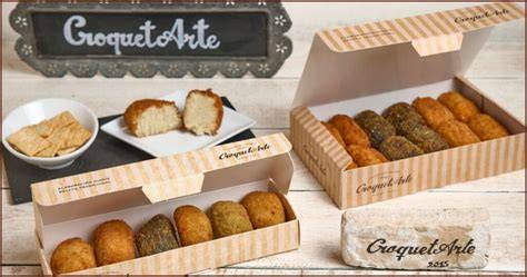 Vitrina de CroquetArte con gran variedad de croquetas