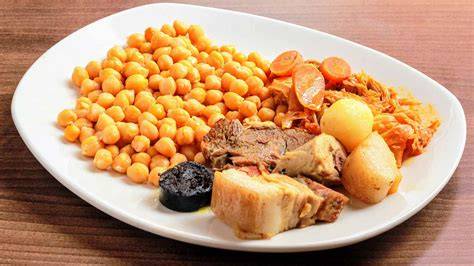 Ingredientes tradicionales del cocido aragonés