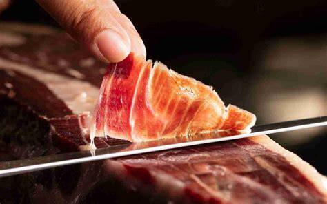 Técnica de corte de lonchas de jamón