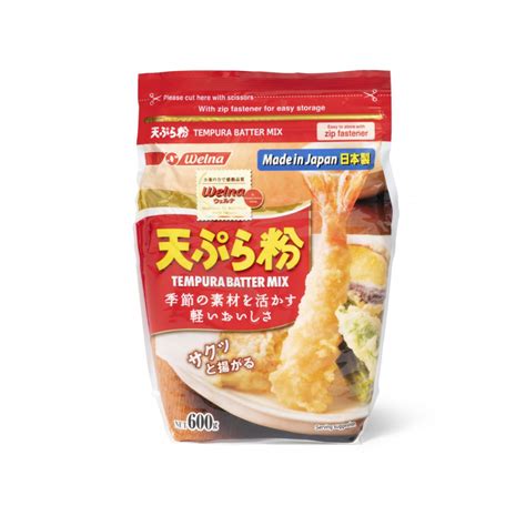 Tipos de harina para tempura