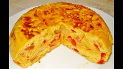 Tortilla de patatas con chorizo