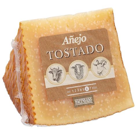 Queso añejo tostado de Mercadona con medalla 