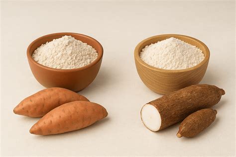 Recetas con harina de boniato y harina de yuca