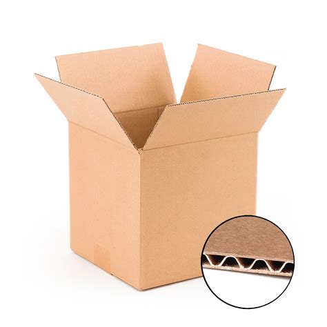 Caja biodegradable de cartón kraft con cierre de solapas