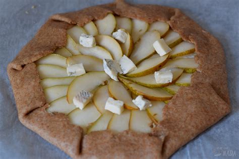 Galette de pera y gorgonzola