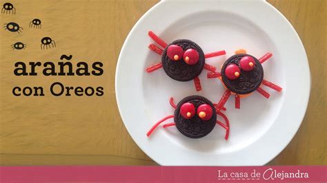 Galletas de araña Oreo